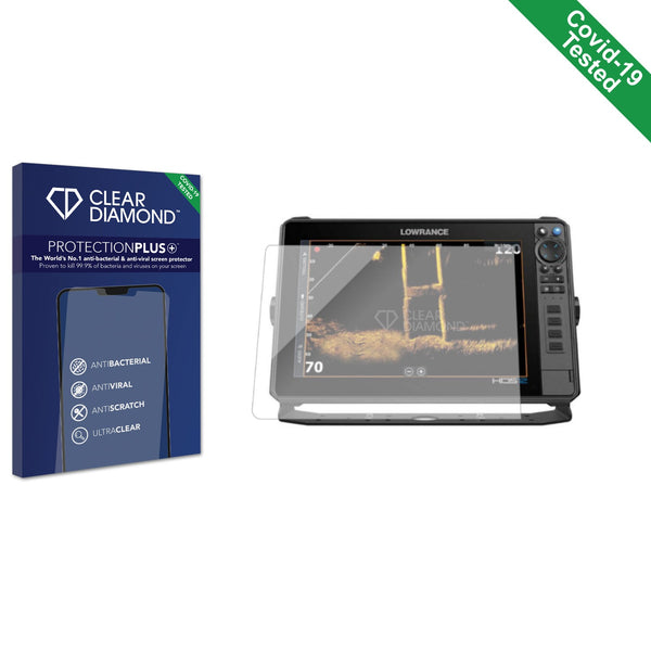 Clear Diamond Anti-viral Screen Protector for Lowrance HDS PRO 12