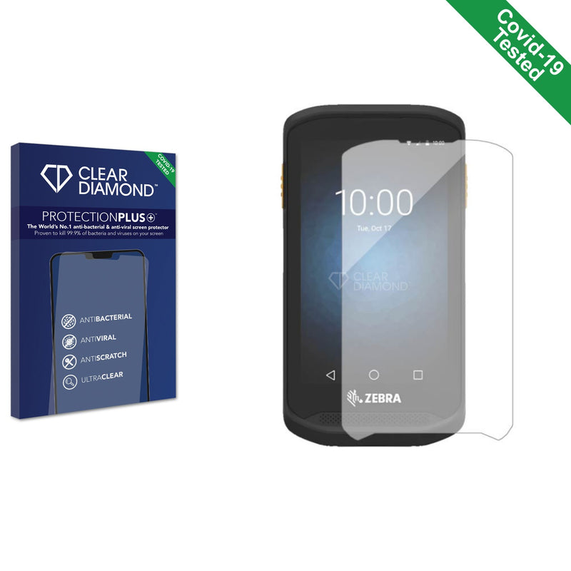 Clear Diamond Anti-viral Screen Protector for Zebra TC25