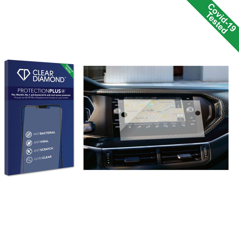 Clear Diamond Anti-viral Screen Protector for Volkswagen Taigo Discover Media 8" 2023