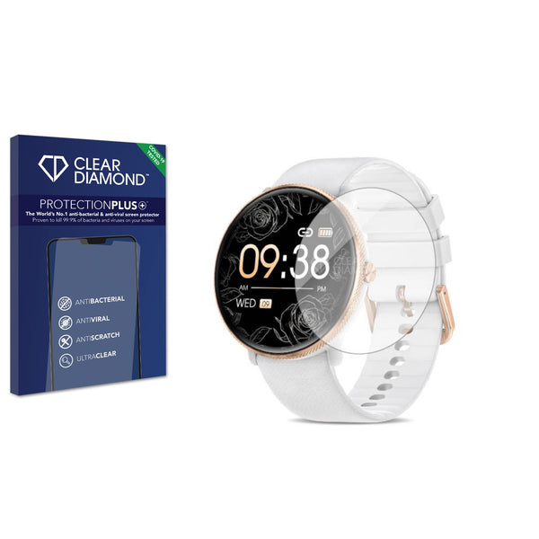 Anti-bacterial Screen Protector for Sanorum Smartwatch 1.39" Damen