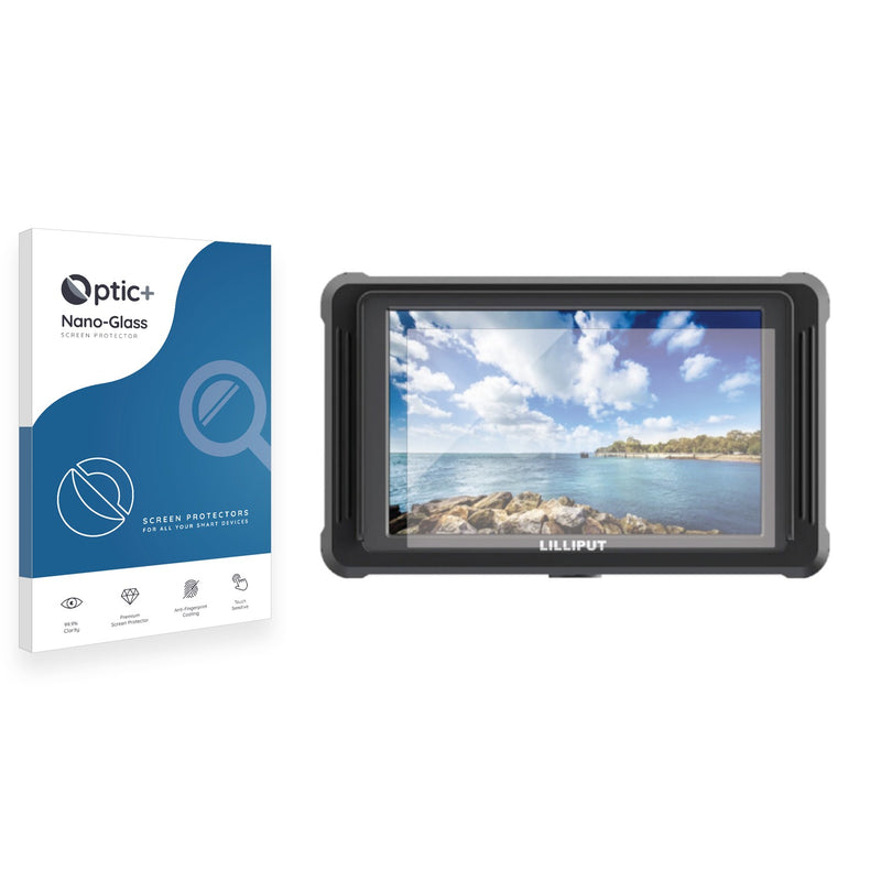 Optic+ Nano Glass Screen Protector for Lilliput FS5-B 5.4" Monitor