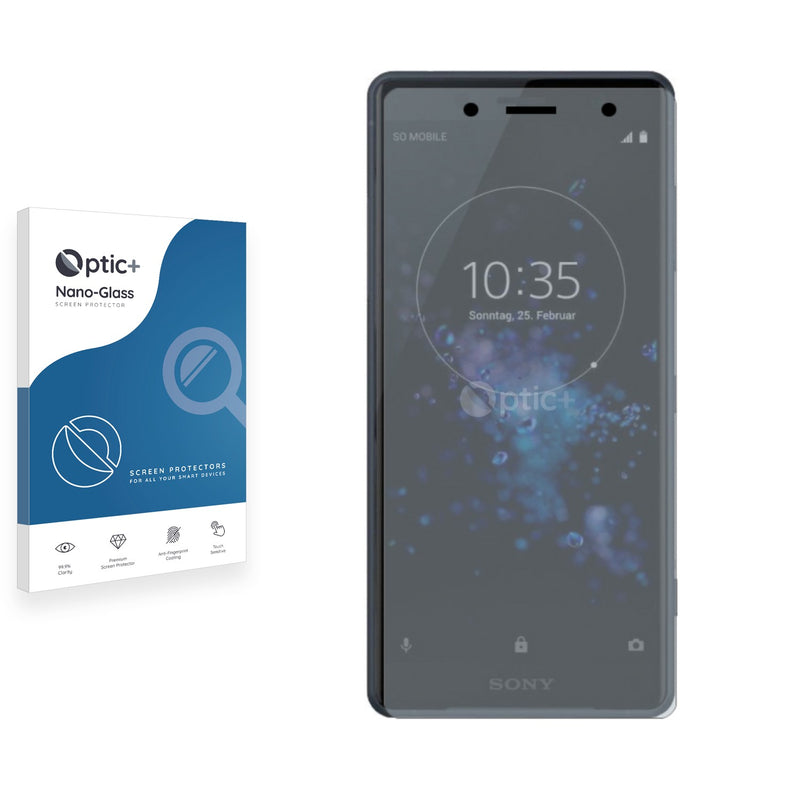 Optic+ Nano Glass Screen Protector for Sony Xperia XZ2 Compact