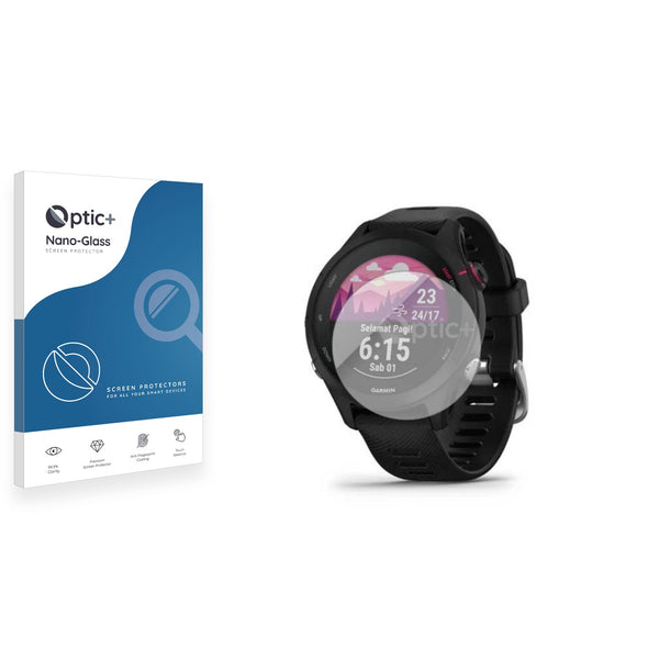 Optic+ Nano Glass Screen Protector for Garmin Forerunner 255S Music