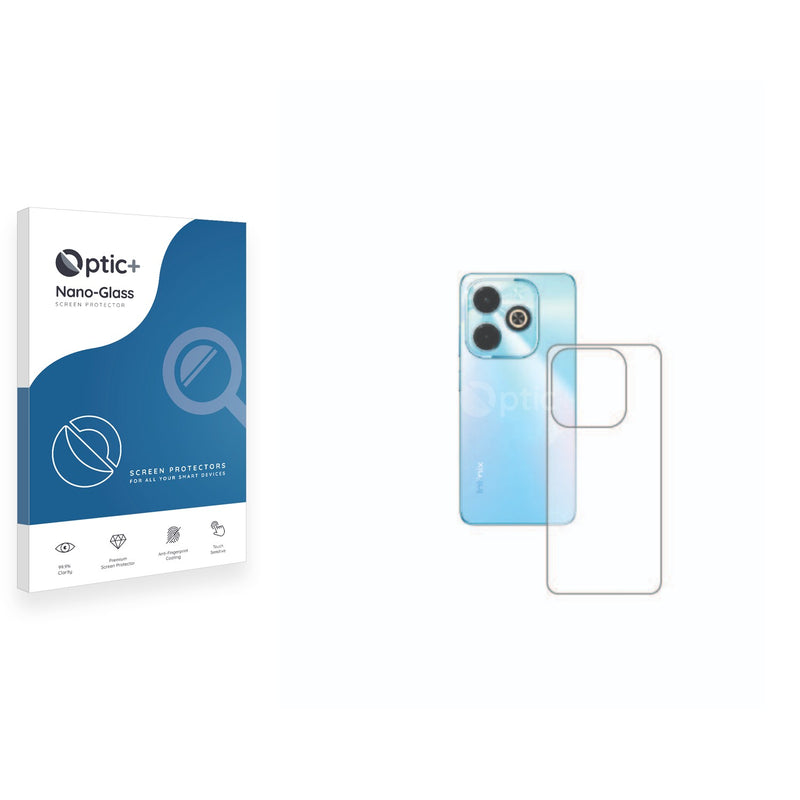 Optic+ Nano Glass Rear Protector for Infinix Hot 40i (Back)