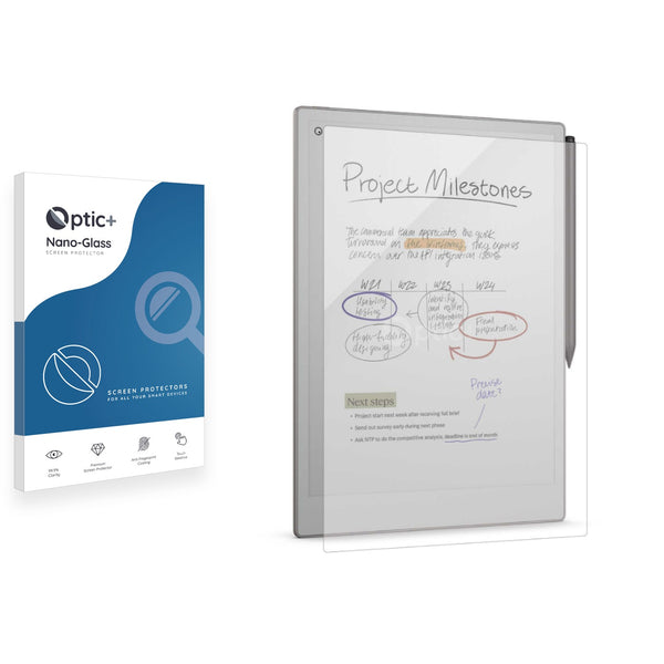 Nano Glass screen protector for reMarkable Paper Pro