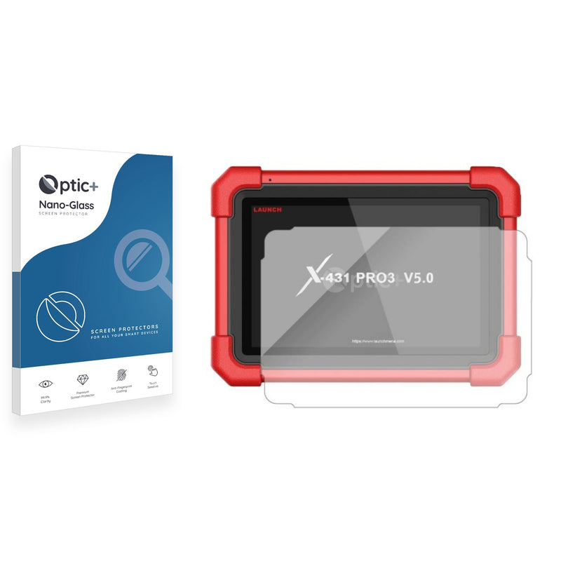 Optic+ Nano Glass Screen Protector for Launch X-431 PRO3S+