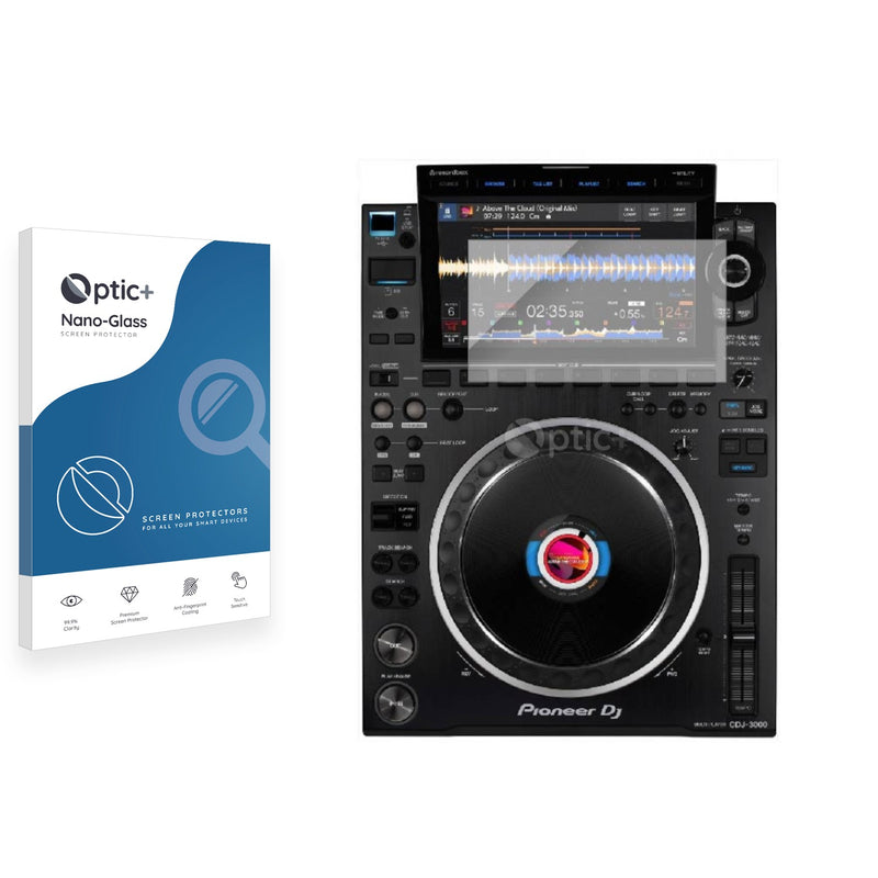 Optic+ Nano Glass Screen Protector for Pioneer CDJ 3000 (Kreis)