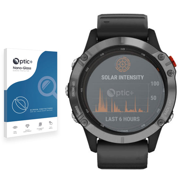 Optic+ Nano Glass Screen Protector for Garmin Fenix 6 Solar