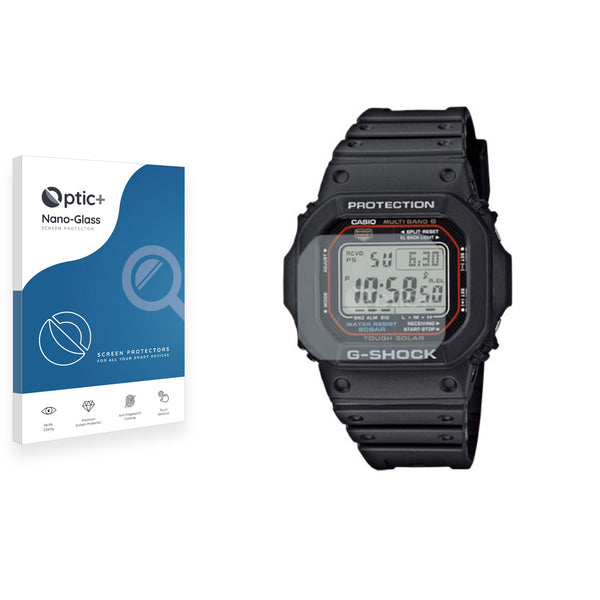 Optic+ Nano Glass Screen Protector for Casio G-Shock GW-M5610-1ER