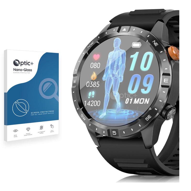 Optic+ Nano Glass Screen Protector for Swgota AK57 (1.43")