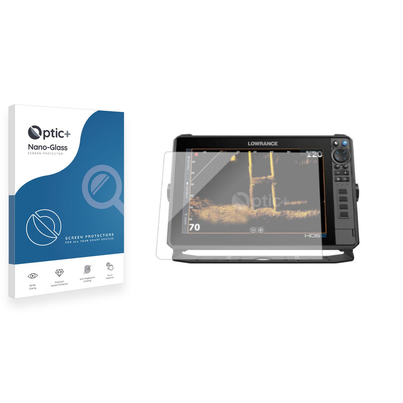 Optic+ Nano Glass Screen Protector for Lowrance HDS PRO 12