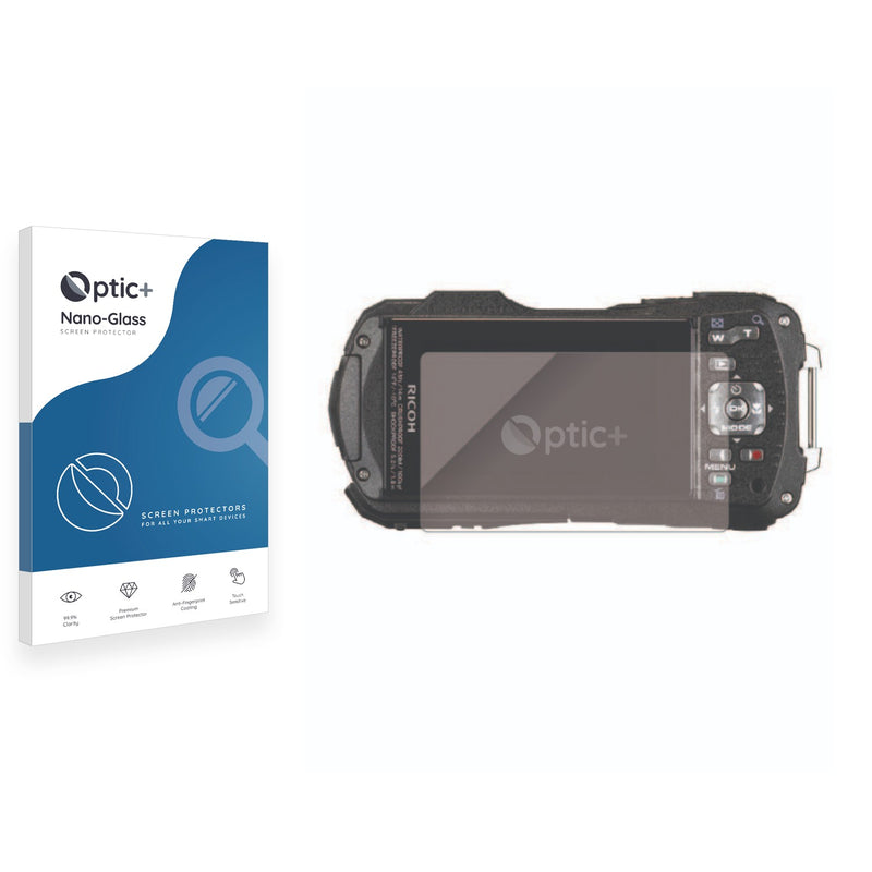 Optic+ Nano Glass Screen Protector for Ricoh WG-80