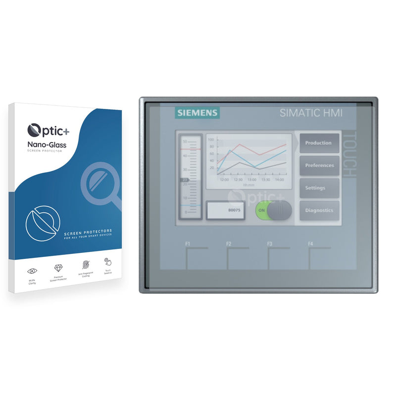 Optic+ Nano Glass Screen Protector for Siemens Simatic HMI KTP 400 Basic