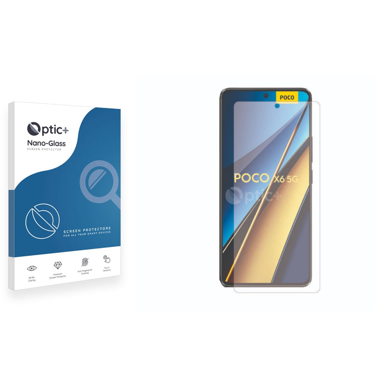 Optic+ Nano Glass Screen Protector for Xiaomi Poco X6