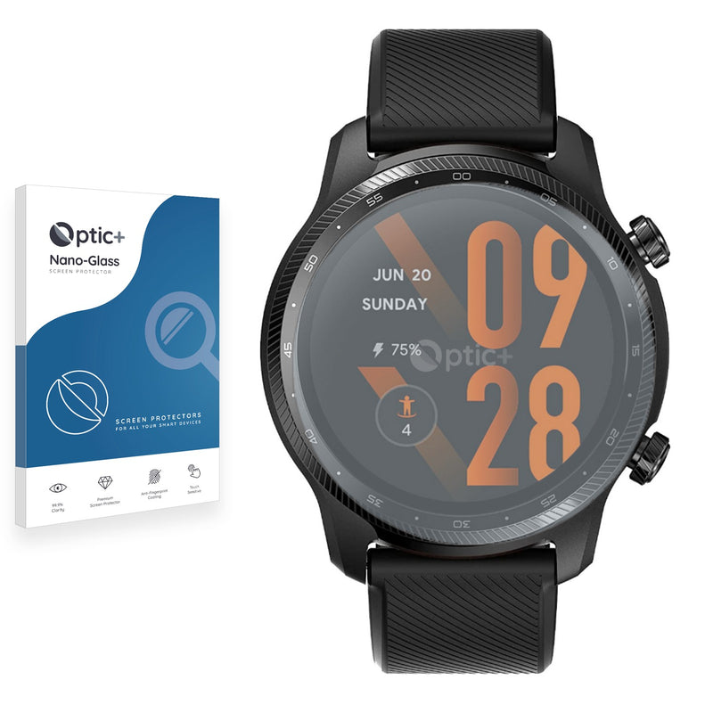 Optic+ Nano Glass Screen Protector for Mobvoi Ticwatch Pro 3 Ultra GPS