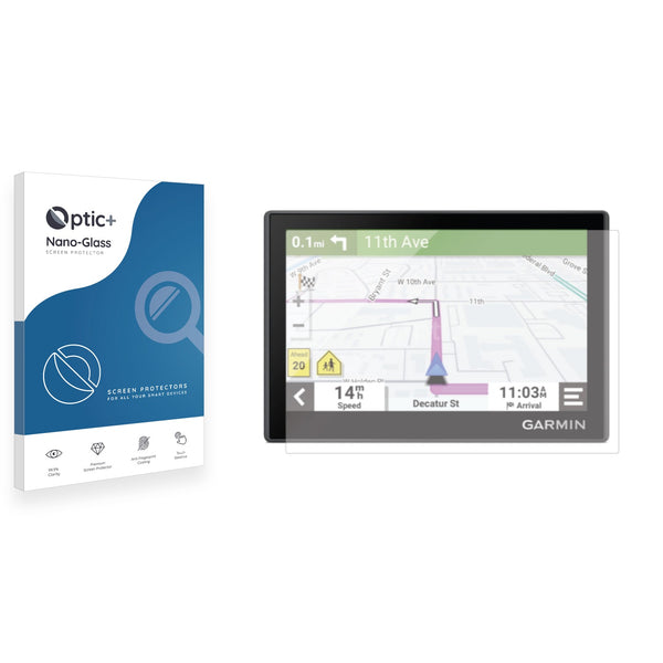 Optic+ Nano Glass Screen Protector for Garmin Drive 53 5"