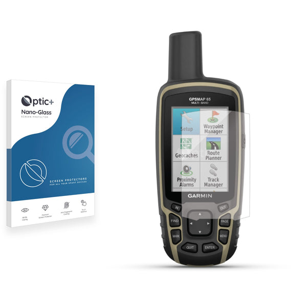 Optic+ Nano Glass Screen Protector for Garmin GPSMAP 65