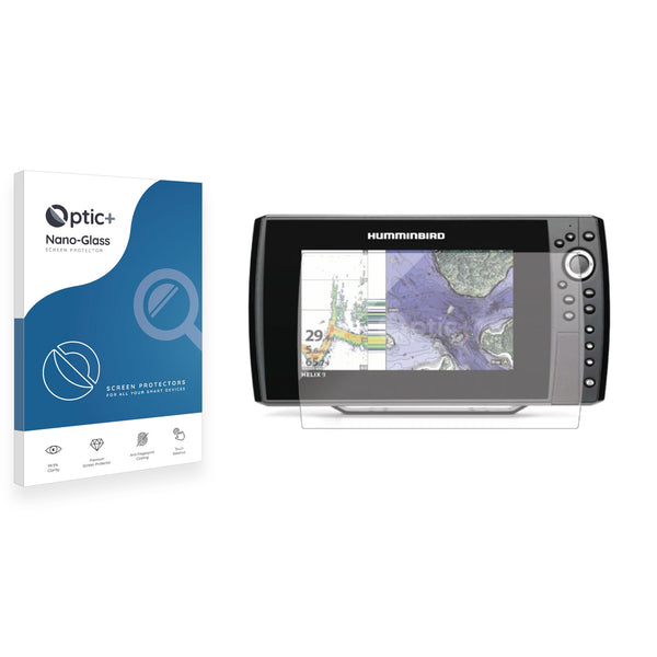 Optic+ Nano Glass Screen Protector for Humminbird Helix 9 G2N