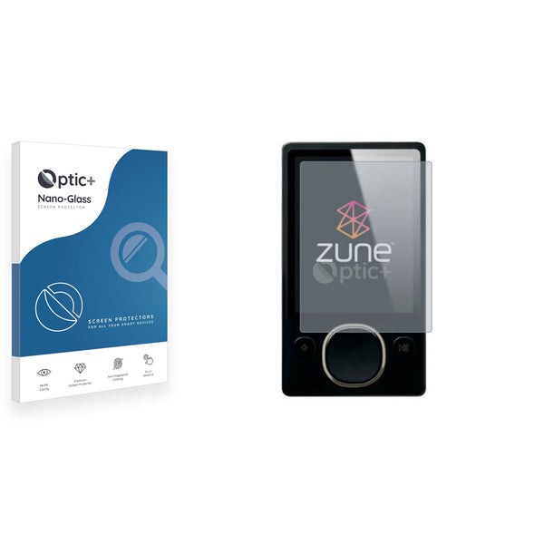 Optic+ Nano Glass Screen Protector for Microsoft Zune 80