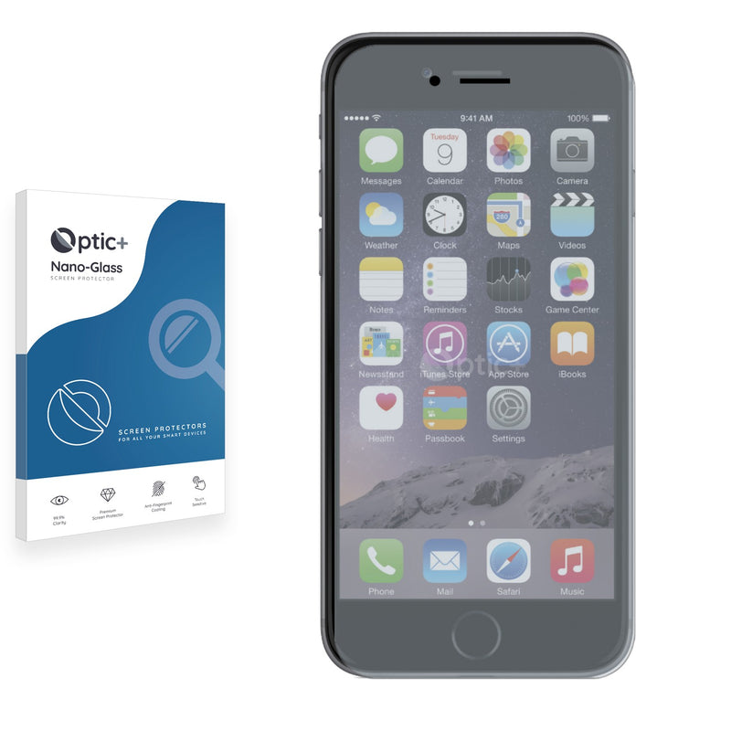 Optic+ Nano Glass Screen Protector for Apple iPhone 6S