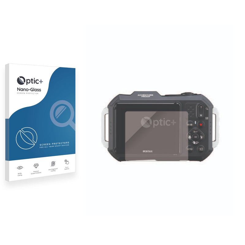 Optic+ Nano Glass Screen Protector for Ricoh Pentax WG-1000