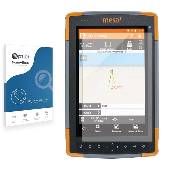 Optic+ Nano Glass Screen Protector for Juniper Systems Mesa 3 Rugged Tablet