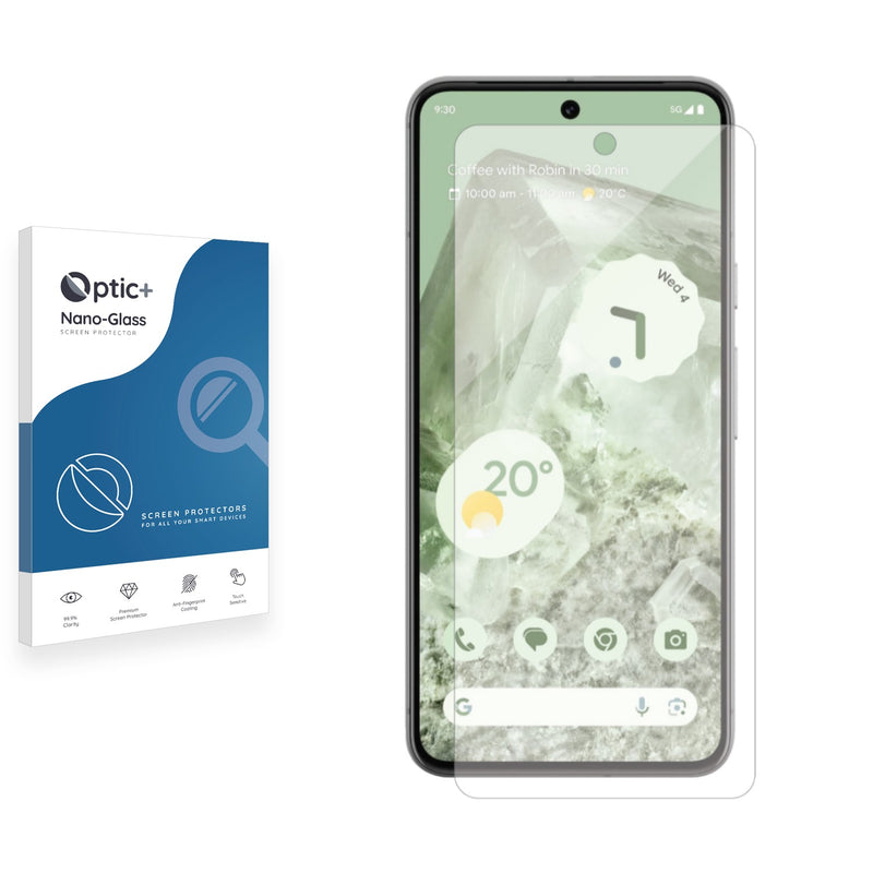 Optic+ Nano Glass Screen Protector for Google Pixel 8