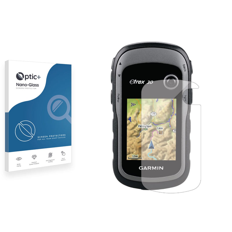 Optic+ Nano Glass Screen Protector for Garmin eTrex 20