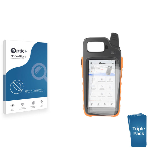 3-pack of Nano Glass screen protectors for Xhorse Key Tool Max Pro