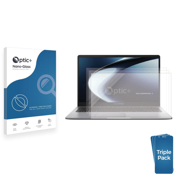 3-pack of Nano Glass screen protectors for MEDION Avantum 17 E1