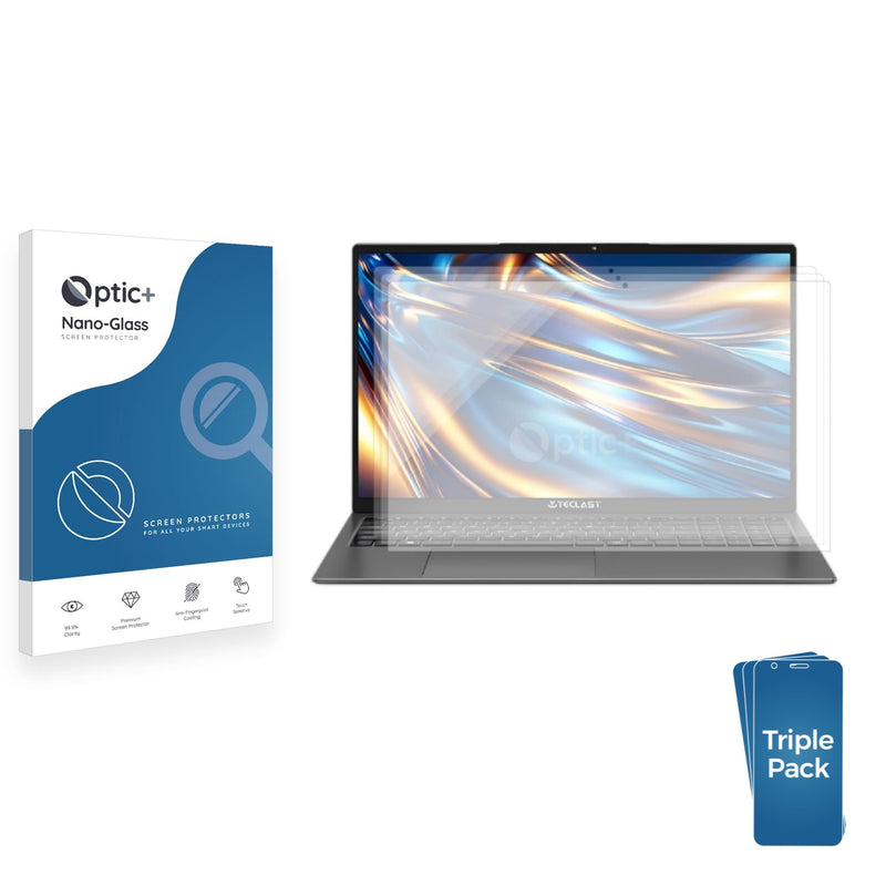 3-pack of Nano Glass screen protectors for Teclast F17 Plus