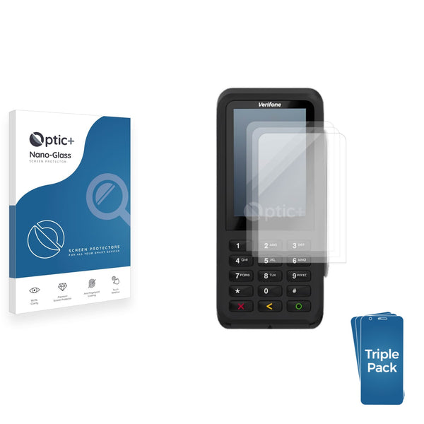 3-pack of Nano Glass screen protectors for Adyen P630