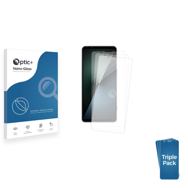 3-pack of Nano Glass screen protectors for Sony Xperia 1 VII