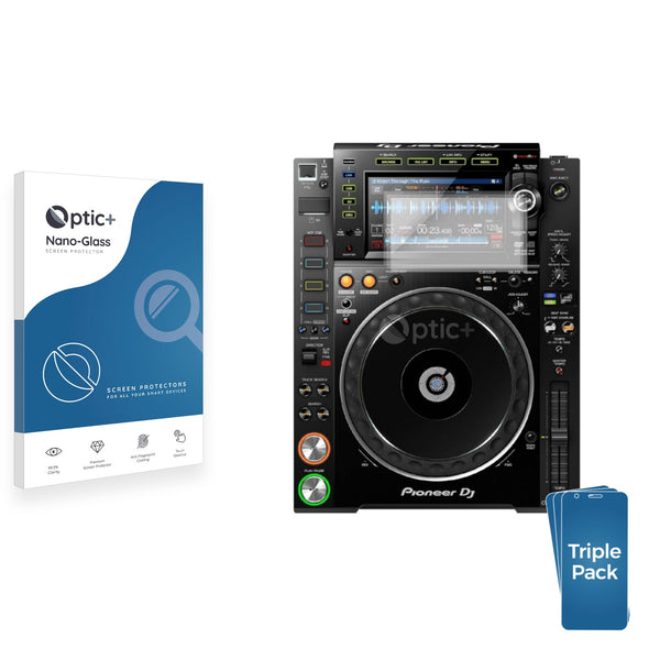 3-pack of Nano Glass screen protectors for Pioneer CDJ-2000NXS2