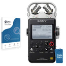 3pk Optic+ Nano Glass Screen Protectors for Sony PCM D100