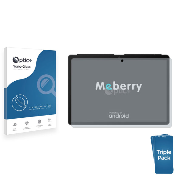 3pk Optic+ Nano Glass Screen Protectors for Meberry M7