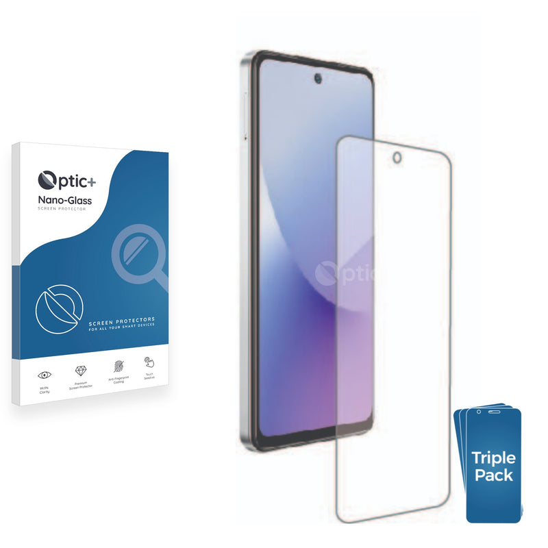 3pk Optic+ Nano Glass Screen Protectors for Itel S24