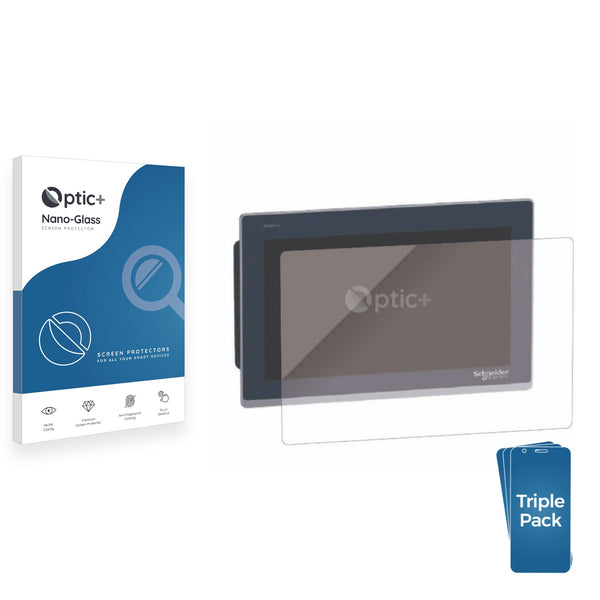 3-pack of Nano Glass screen protectors for Schneider Electric HMIST6700 15"