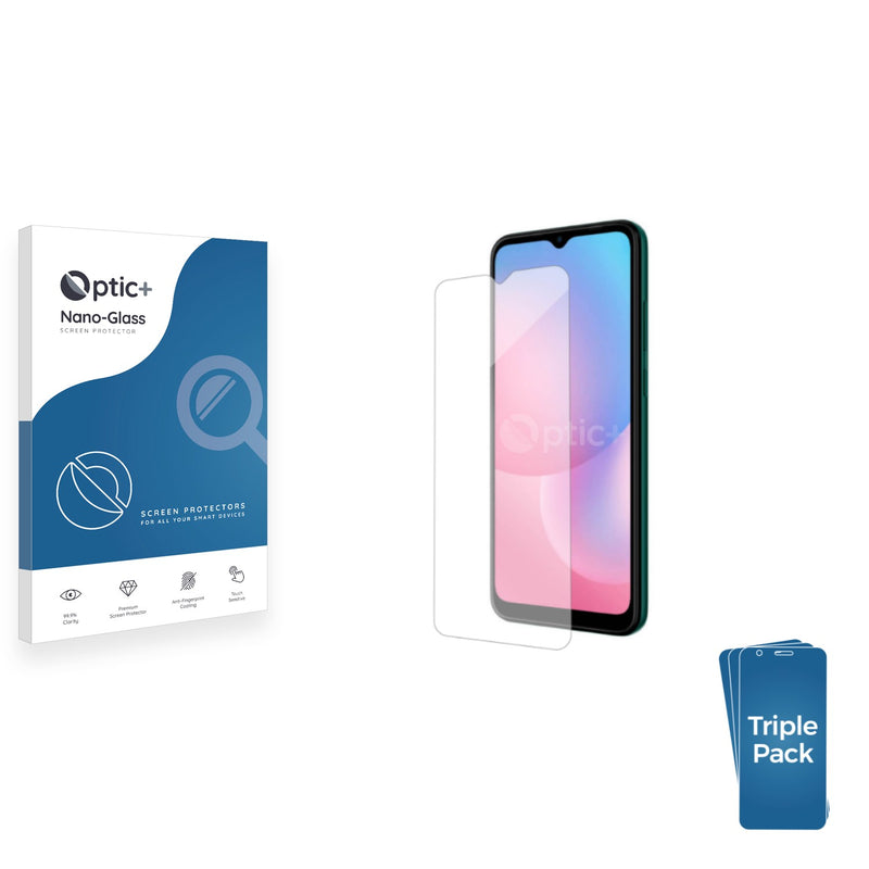 3pk Optic+ Nano Glass Screen Protectors for Hisense E60