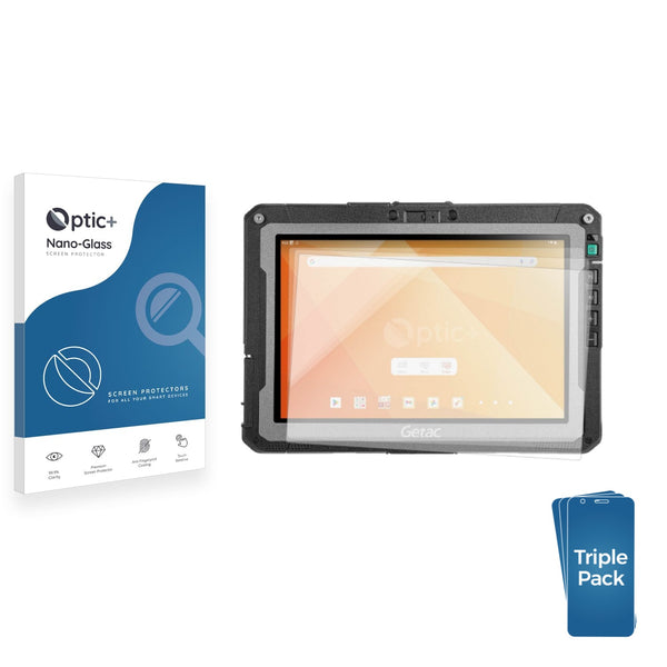 3-pack of Nano Glass screen protectors for Getac ZX10 G2