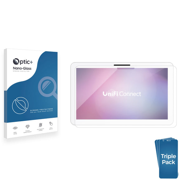 3pk Optic+ Nano Glass Screen Protectors for Unifi Connect Display