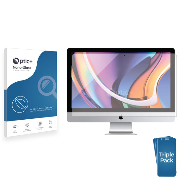 3pk Optic+ Nano Glass Screen Protectors for Apple iMac 27" Retina (2014-2020)