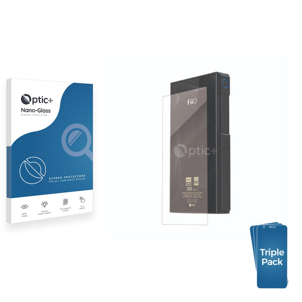 3pk Optic+ Nano Glass Screen Protectors for Fiio M11 PlusLTD