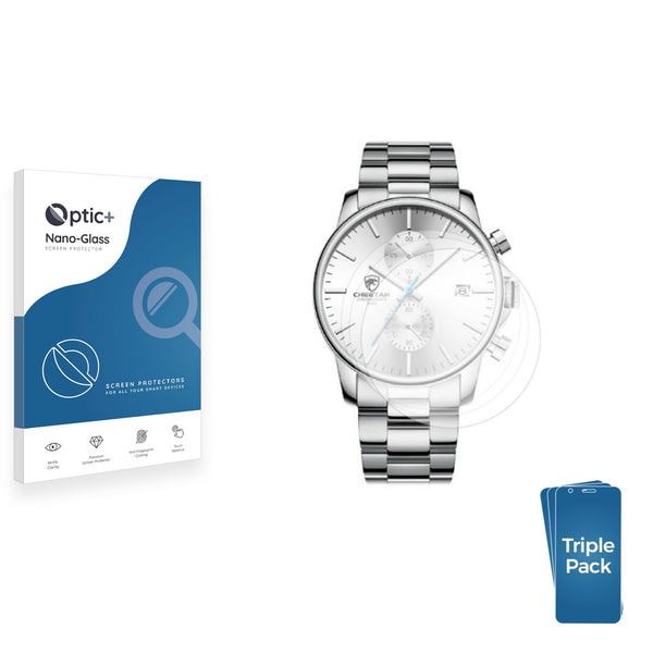 3-pack of Nano Glass screen protectors for Affute CH-1604M