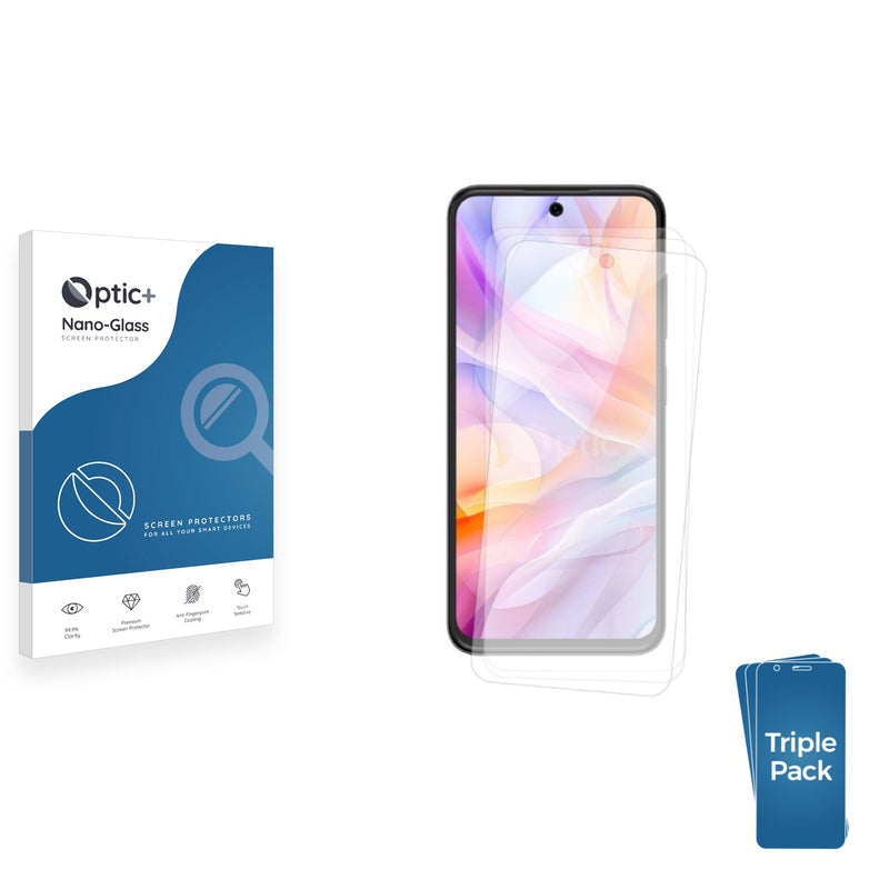 3-pack of Nano Glass screen protectors for ZTE Blade V70 Vita