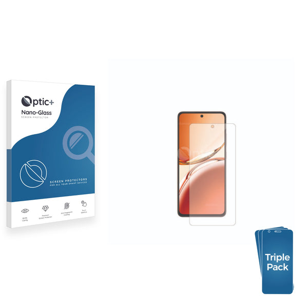 3pk of Nano Glass rear protectors for Oppo Reno 12 F 5G