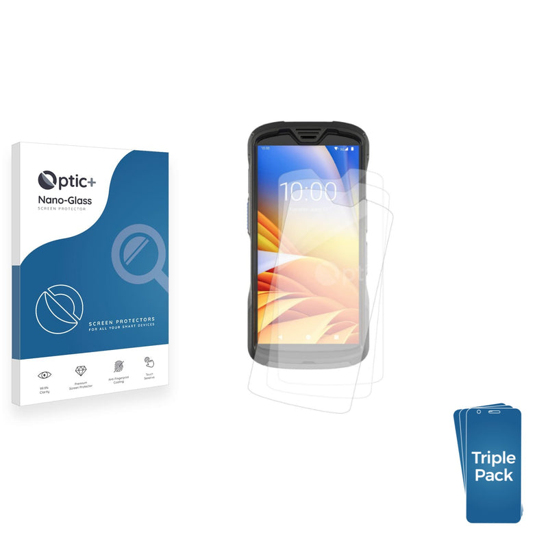 3-pack of Nano Glass screen protectors for Zebra FR55