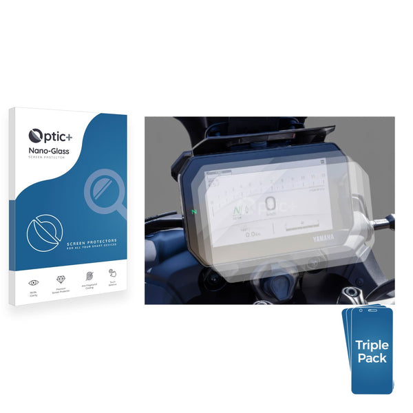 3-pack of Nano Glass screen protectors for  Yamaha Tracer 9 GT 2025
