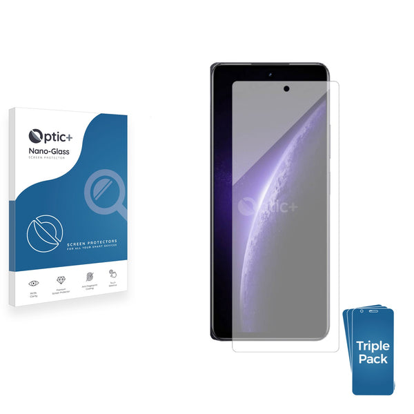 3pk Optic+ Nano Glass Screen Protectors for realme Narzo  60x