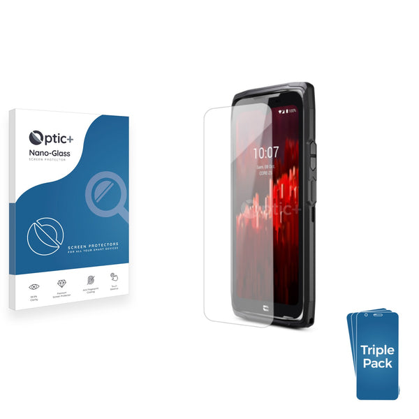 3pk Optic+ Nano Glass Screen Protectors for Crosscall Core Z5